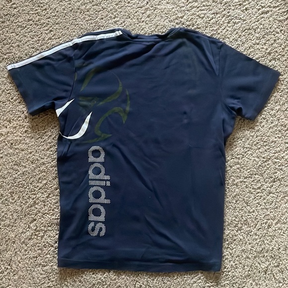 Mens adidas soccer detail sports shirt - Picture 7 of 7